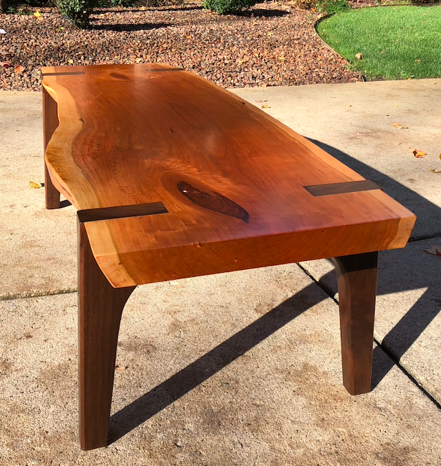 Coffee Tables, live-edge and reclaimed wood.