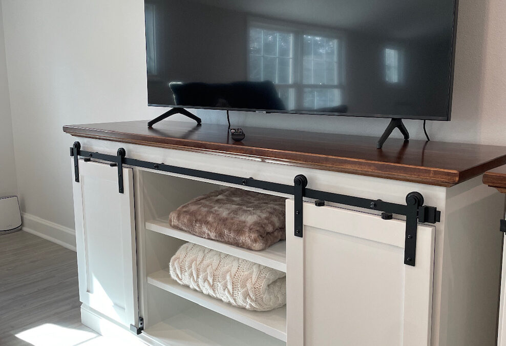 Sliding Barn Door TV Stands