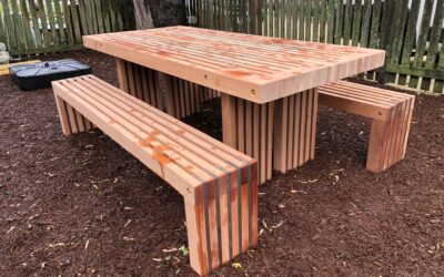 Modern Picnic Table Set